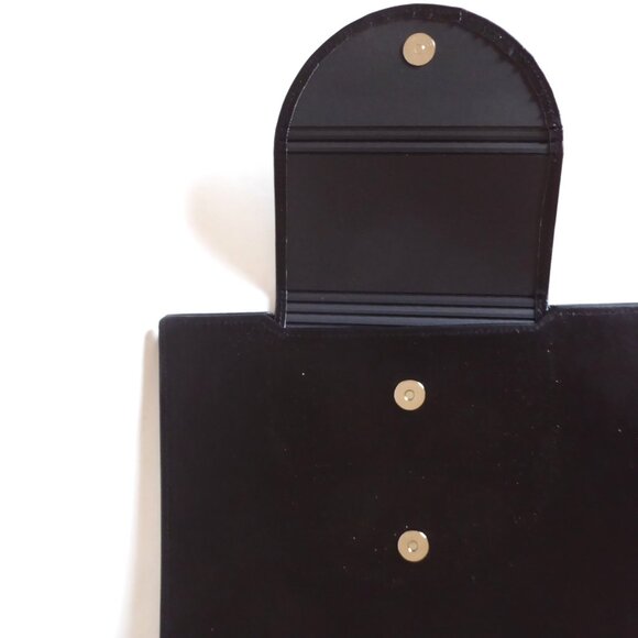 INFUSE BRAND BLACK LEATHER SPIRAL PRESENTATION BOOK SHEET PROTECTOR CASE BINDER - Picture 4 of 14